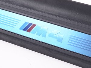 ES#2923244 - 51478054414 - Door sill cover - Priced each - M4 script, Fits left or right side - Genuine BMW - BMW