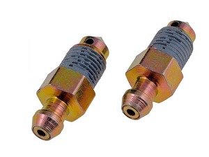 ES#3188444 - 12706 - Bleeder Screws - Pair - Located on the caliper to allow bleeding of the hydraulic system. M10x1.0x33mm - Dorman - Audi Volkswagen