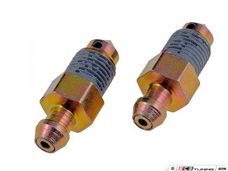 ES#3188444 - 12706 - Bleeder Screws - Pair - Located on the caliper to allow bleeding of the hydraulic system. M10x1.0x33mm - Dorman - Audi Volkswagen