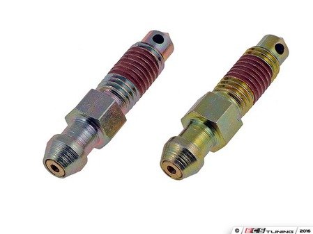 ES#3188445 - 12708 - Bleeder Screws - Pair - Located on the caliper to allow bleeding of the hydraulic system. M7x1.0x32mm - Dorman - Volkswagen