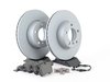 ES#2862346 - 34116792219KT3 - Front Brake Service Kit - Featuring Zimmermann rotors and ECS DD23 "Daily Driver" ceramic pads. - Assembled By ECS - BMW
