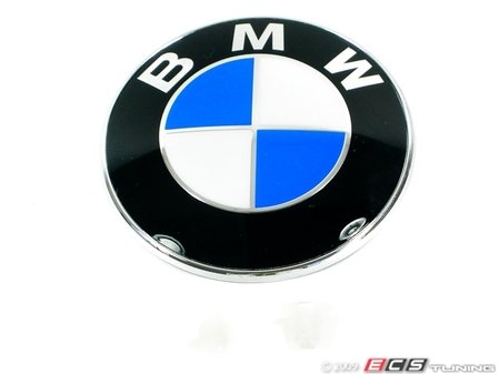 ES#240208 - 51148132375KTr - BMW Hood Emblem With Grommets - Tired of looking at your faded hood badge? Replace it with this Genuine BMW roundel emblem. - Genuine BMW - 