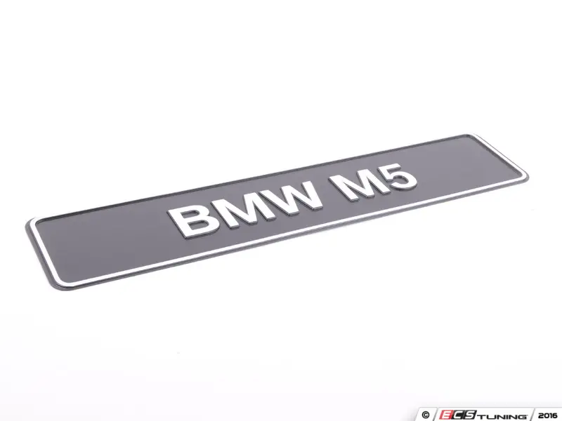 Genuine BMW - 81850300856 - IDENT PLATE BMW M5 - (NO LONGER 