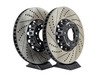 ES#3183518 - 34112282805KT11 - Performance Front Brake Service Kit - Featuring ECS 2-piece semi-floating cross drilled and slotted rotors and Hawk HPS pads - Assembled By ECS - BMW
