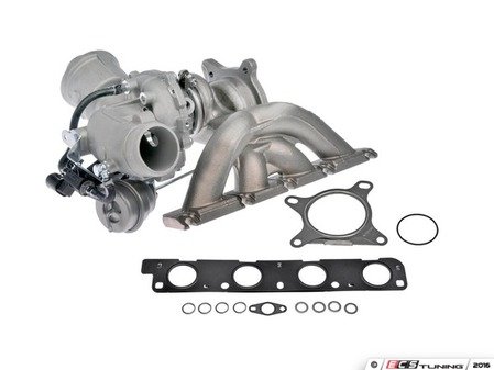 ES#3189518 - 667-201 - Turbocharger with Dorman Installation kit - Complete assembly including the exhaust manifold, and all the gaskets needed for a proper replacment - Dorman - Audi