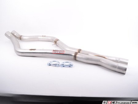 ES#3033663 - 982113 - E71 X6 M Supersprint Section 2 X-Pipe - Supersprint - BMW