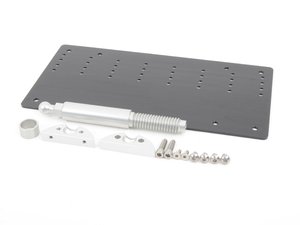 ES#3552427 - E1070117981USA - Billet Tow Hook Receiver License Plate Mount - US Style - Mount your front license plate your way, without drilling! - Rennline - Porsche