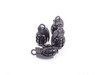 ES#3170876 - 4pcBLKVSGrenade - Grenade Valve Stem Caps - Black  - Lightweight anodized spike valve stem caps measuring 1.57" high - Sickspeed - BMW Volkswagen MINI