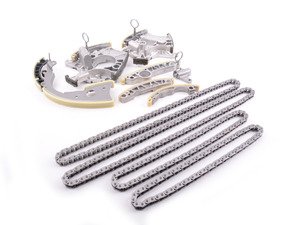 ES#2918836 - 06E109217HKT1 - Timing Chain Kit - Standard - Includes new tensioners, guide rails, & chains to service your timing chain - Assembled By ECS - Audi