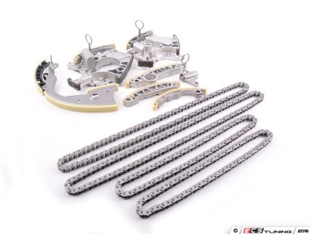 ES#2918836 - 06E109217HKT1 - Timing Chain Kit - Standard - Includes new tensioners, guide rails, & chains to service your timing chain - Assembled By ECS - Audi