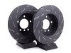 ES#2795964 - 34116855152KT8 - Performance Front Brake Service Kits  - Featuring EBC slotted rotors and ECS EP24 "Enthusiast Performance" brake pads. - Assembled By ECS - BMW
