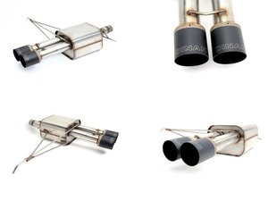 ES#3191402 - D660-0062-BLK - Stainless Axle-Back Free Flow Exhaust - F56 S - Civilized performance for the discerning enthusiast - +4HP/+4TQ - Dinan - MINI
