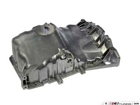 ES#3188618 - 264-725 - Oil Pan Assembly - With Oil Level Sensor Opening - Replace your cracked or broken pan - Dorman - Audi