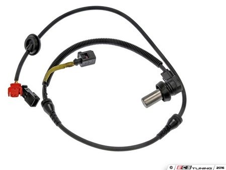 ES#3190545 - 970-318 - Front ABS Sensor - Priced Each - Measures wheel speed to prevent lock up. Includes brake pad wear sensor. - Dorman - Audi Volkswagen