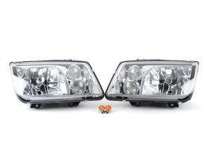 ES#3021440 - LHJET99RS - OE Style Headlight Set - Chrome - (NO LONGER AVAILABLE) - With fog lights, with clear turn signals - Spec-D Tuning - 