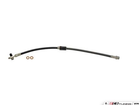ES#3190830 - H621175 - Front Brake Hose - Priced Each - Rubber hose from metal brake line to caliper body. - Dorman - Audi Volkswagen