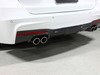 ES#3175932 - 3108-23021 - Carbon Fiber Rear Diffuser - Quad Exhaust - Individualize your BMW's looks with this carbon fiber rear diffuser - 3D Design - BMW