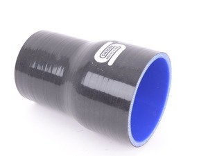 ES#1832719 - S76-63B - Silicone hose reducer - black  - 3.00" to 2.50" high performance silicone reducer hose - Forge - Audi BMW Volkswagen Mercedes Benz MINI Porsche