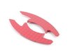 ES#3176323 - L061R - Billet Paddle Shifter Extensions - Red - Diamond Cut Surface - (NO LONGER AVAILABLE) - High Performance Billet 6061 T6 Aluminum replacement paddles - LEYO - 