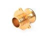 ES#3176307 - L041G - Turbo Muffler Delete - Gold - (NO LONGER AVAILABLE) - Replace the factory turbo muffler with a straight, uninterrupted billet aluminum delete - LEYO - 