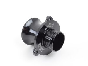 ES#3176306 - L041B - Turbo Muffler Delete - Black - (NO LONGER AVAILABLE) - Replace the factory turbo muffler with a straight, uninterrupted billet aluminum delete - LEYO - 