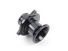 ES#3176306 - L041B - Turbo Muffler Delete - Black - (NO LONGER AVAILABLE) - Replace the factory turbo muffler with a straight, uninterrupted billet aluminum delete - LEYO - 