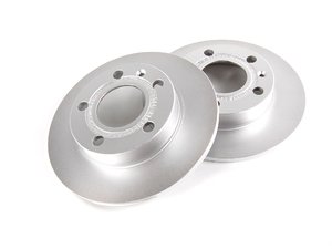ES#258550 - 8E0615601PKT3 - Rear Brake Rotors - Pair (245x10) - Restore the stopping power in your vehicle - Genuine Volkswagen Audi - Audi