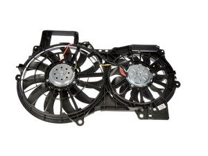 ES#3189428 - 620-835 - Radiator Fan Assembly Without Controller - Replacement fan, motor, shroud, and blade. - Dorman - Audi