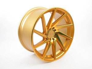 ES#3137122 - F291885MG38KT1 - 18" F29 - Set Of Four  - 18"x8.5" ET38 / 18"x9.5" ET38 5x100/5x114.3 - Machine Gold - F1R Wheels - Volkswagen