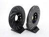ES#521745 - GD602 - Front Dimpled & Slotted Brake Rotors - Pair (288x25) - Reduce brake fade and add stopping performance - EBC - Audi Volkswagen