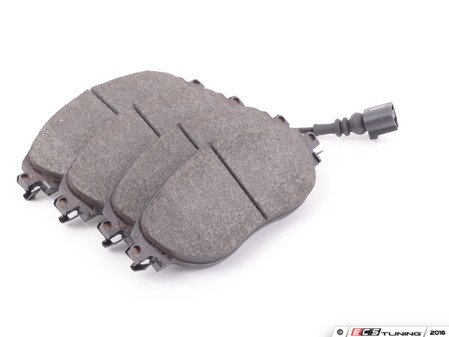 ES#3143555 - 3C0698151H - Front Brake Pad Set - Includes brake pad wear sensor - Jurid - Volkswagen
