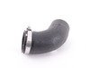 ES#2599796 - 3AA145832B - Intercooler Hose - Connects turbo outlet pipe to bottom of intercooler - Genuine Volkswagen Audi - Volkswagen
