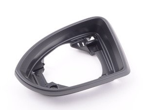 ES#2738028 - 5G0857601A9B9 - Exterior Mirror Trim - Left - Surrounds the driver's side mirror glass - Genuine Volkswagen Audi - Volkswagen