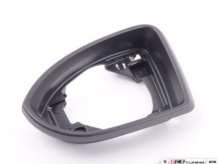 ES#2738028 - 5G0857601A9B9 - Exterior Mirror Trim - Left - Surrounds the driver's side mirror glass - Genuine Volkswagen Audi - Volkswagen
