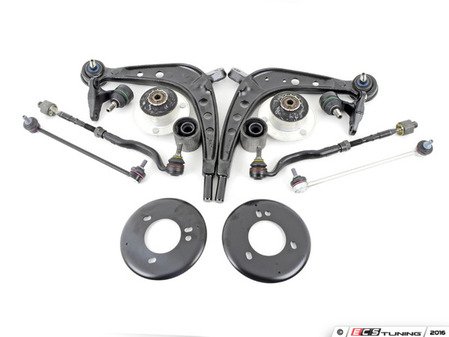 ES#2501043 - 31126758533kt2 - Front Suspension Refresh Kit - Level 2 - Control arms and bushings, ball joints, tie rods, and stabilizer end links for a more complete front suspension rebuild - Genuine BMW - BMW