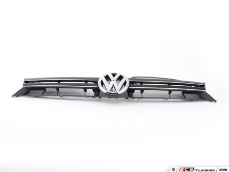 ES#2216656 - 1K9853651EZLL - Grille - Satin Black/Chrome - Genuine Volkswagen Audi - Volkswagen