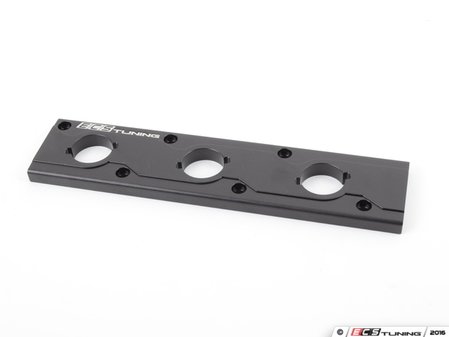 ES#3171123 - 002686ECS01C - Coil Adapter Plate Black Anodized - Left - W/ ECS Topper Card - ECS - 
