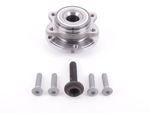 ES#2777814 - 008442ECS01 - Front Wheel Bearing And Hub Assembly - Priced Each - Bearing and hub pre-pressed for you! Fits the left and right side - Assembled By ECS - Audi