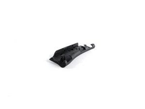 ES#373432 - 4B5971821B01C - trunk hinge guide piece - Satin (black) - left - Clips onto the trunk lid hinge assembly - Genuine Volkswagen Audi - Audi