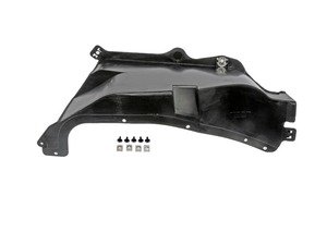 ES#3190275 - 924-017 - Side Engine Cover Plate - Can also be called right front inner fender well, covers V-belt. - Dorman - Volkswagen