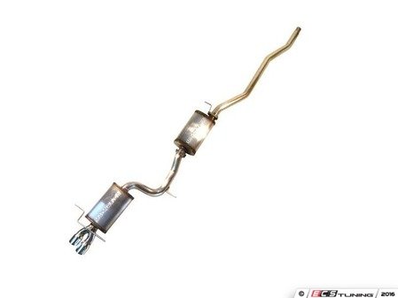 ES#3175519 - 252561M - Cat-Back Exhaust System  - 2.5" T-304 Stainless Steel exhaust system with dual tip Magnaflow muffler - Techtonics Tuning - Audi