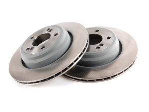 ES#252389 - 34212229379 - Rear Brake Rotors - Pair (328x20) - (NO LONGER AVAILABLE) - From an original equipment supplier. - Original Equipment Supplier - 