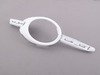 ES#2595052 - 3C8853211AGRU - Fog Light Trim Ring - Left - Trim ring for the lower grille insert primed and ready for paint. - Genuine Volkswagen Audi - Volkswagen
