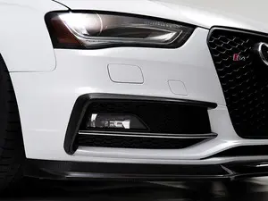 Carbon Fiber Grille Accent Set - Audi B8.5 