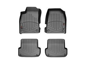 ES#2984769 - 441941KT - FloorLiner DigitalFit Set - Black - Laser measured for perfect fitment and ultimate protection against moisture and debris - WeatherTech - Audi