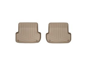 ES#2837782 - 451942 - Rear FloorLiner DigitalFit - Tan - Laser measured for perfect fitment and ultimate protection against moisture and debris - WeatherTech - Audi