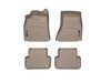 ES#3194635 - 45212KT - FloorLiner DigitalFit - Set - Tan - Laser measured for perfect fitment and ultimate protection against moisture and debris - WeatherTech - Audi
