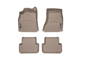 ES#3194635 - 45212KT - FloorLiner DigitalFit - Set - Tan - Laser measured for perfect fitment and ultimate protection against moisture and debris - WeatherTech - Audi