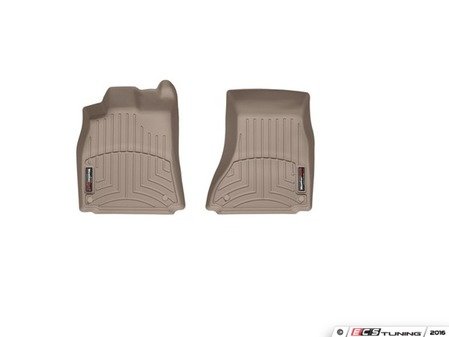 ES#2837785 - 452121 - Front FloorLiner DigitalFit - Tan - Laser measured for perfect fitment and ultimate protection against moisture and debris - WeatherTech - Audi