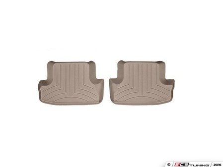 ES#2837787 - 452123 - Rear FloorLiner DigitalFit - Tan - Laser measured for perfect fitment and ultimate protection against moisture and debris - WeatherTech - Audi